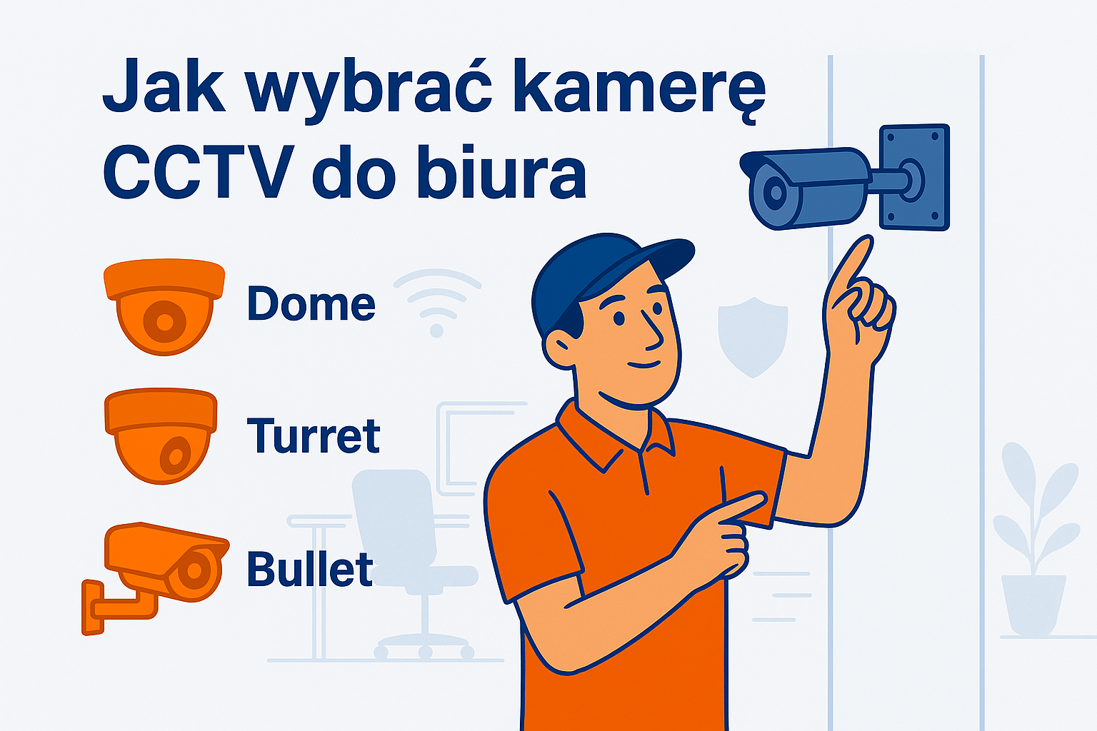 Jak wybrać kamerę CCTV do biura hero