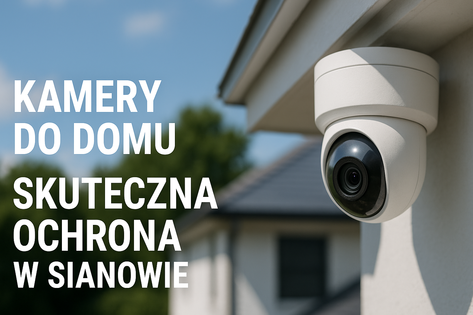 Kamery do domu – skuteczna ochrona w Sianowie hero