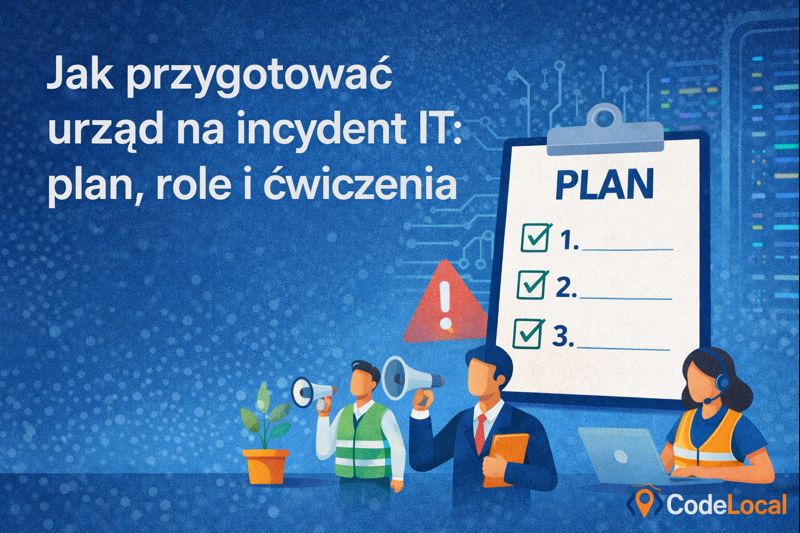 Jak przygotować urząd na incydent IT: plan, role i ćwiczenia hero